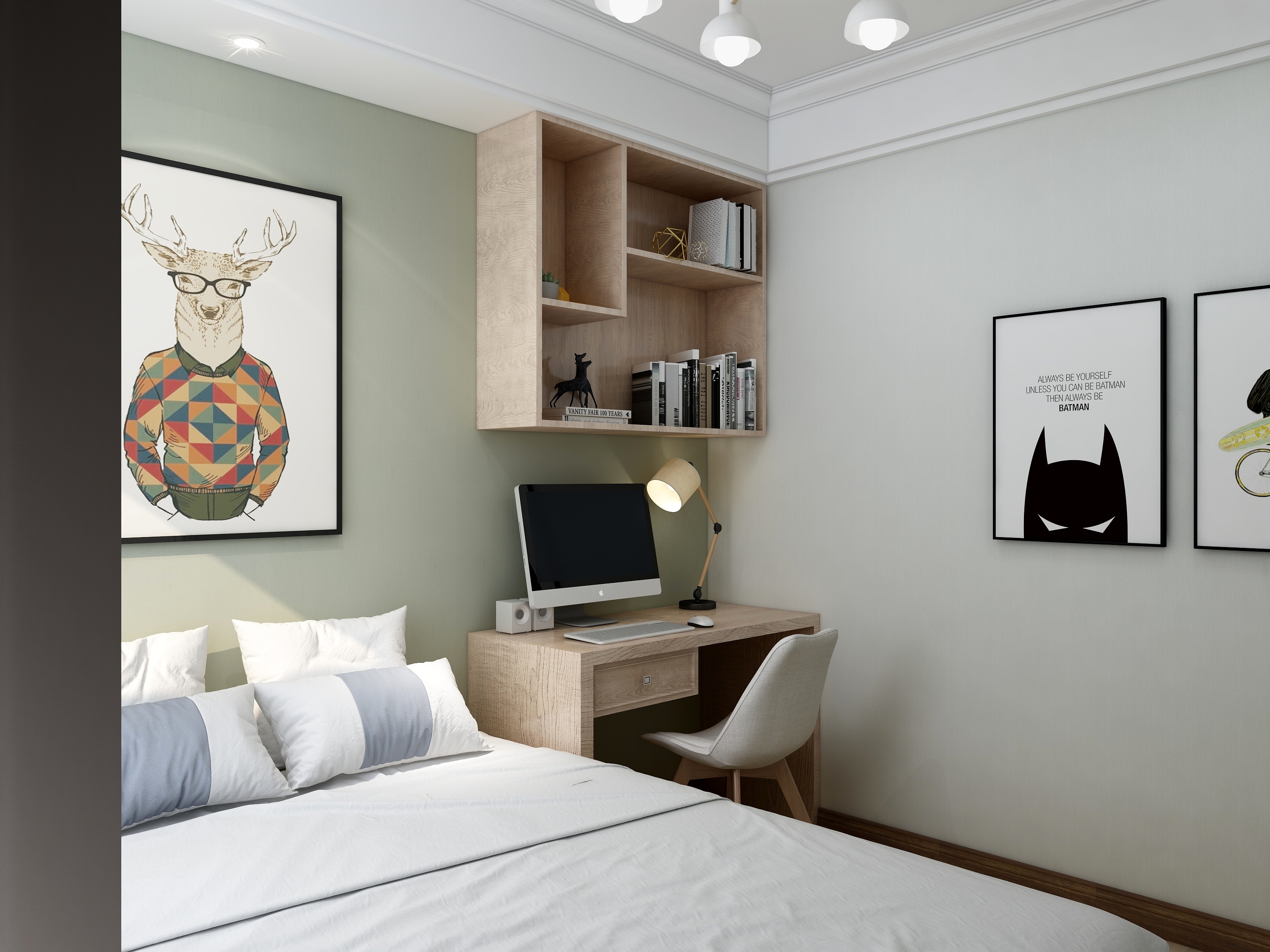 雅臣装饰设计-北欧风格-东福城装修效果图