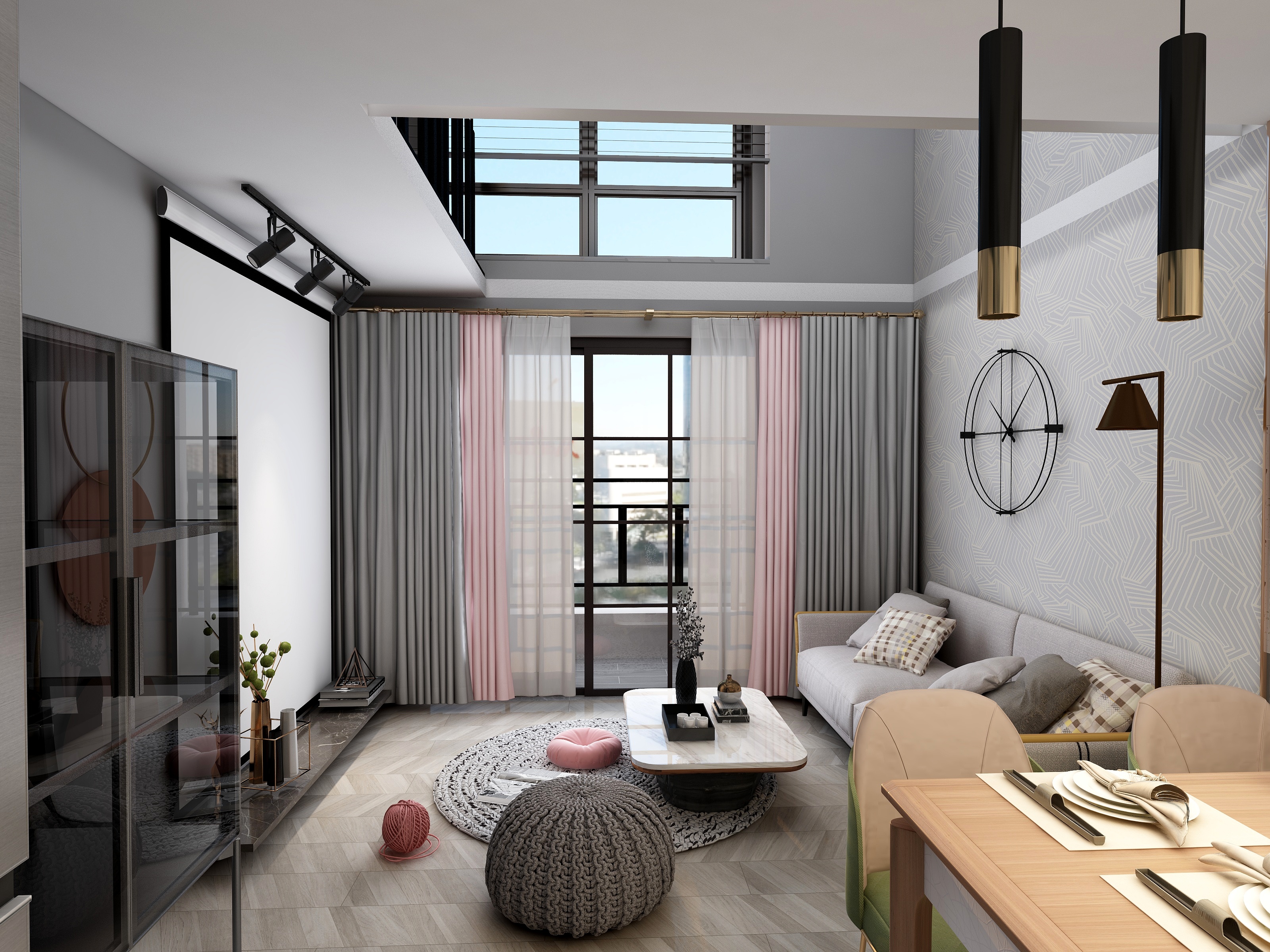 Max林TxVK-空港城复式一房-装修设计方案