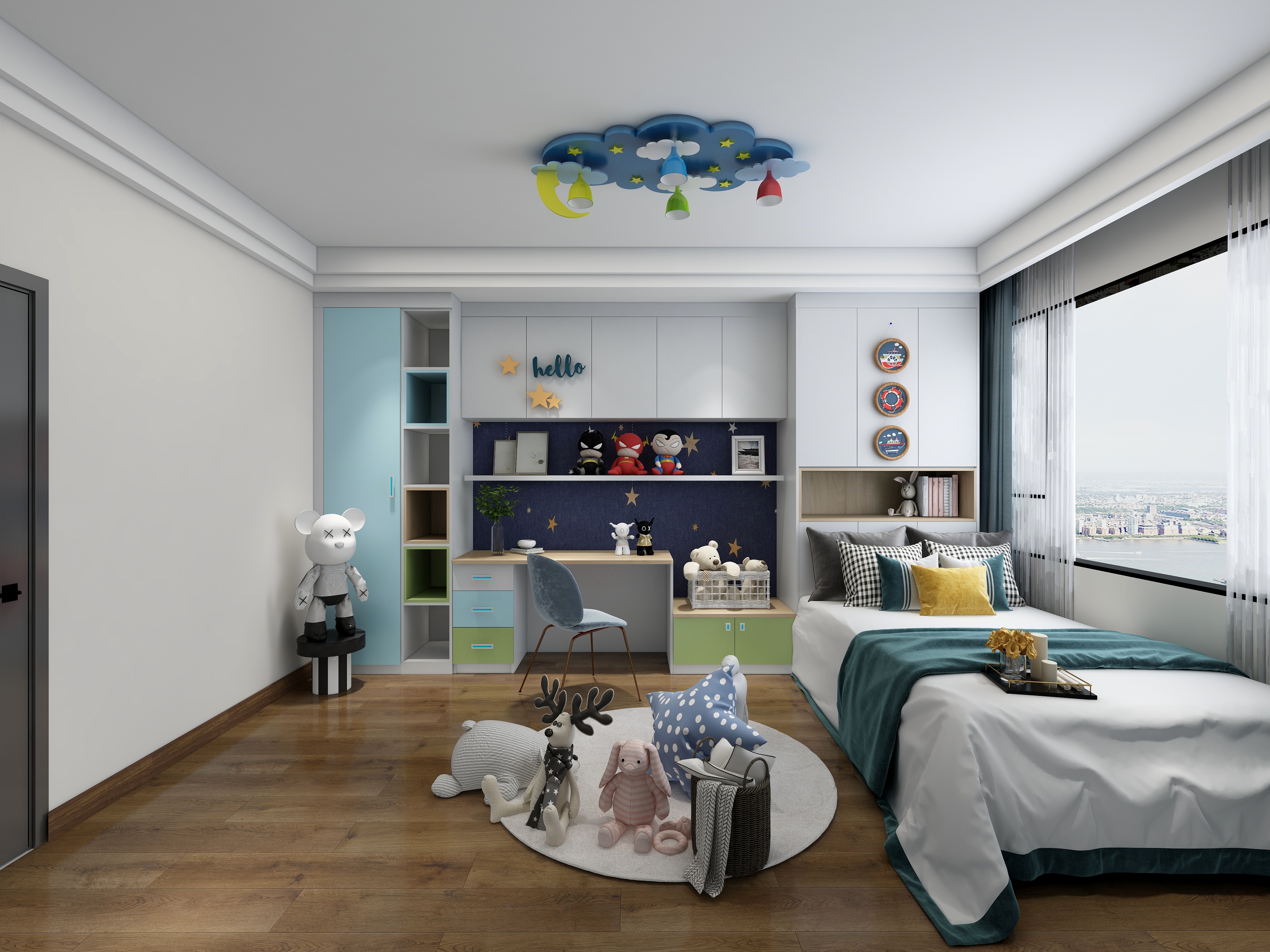 florakUCA-缤纷乐园—春风绿+海天蓝+印象白（终稿）-装修设计方案