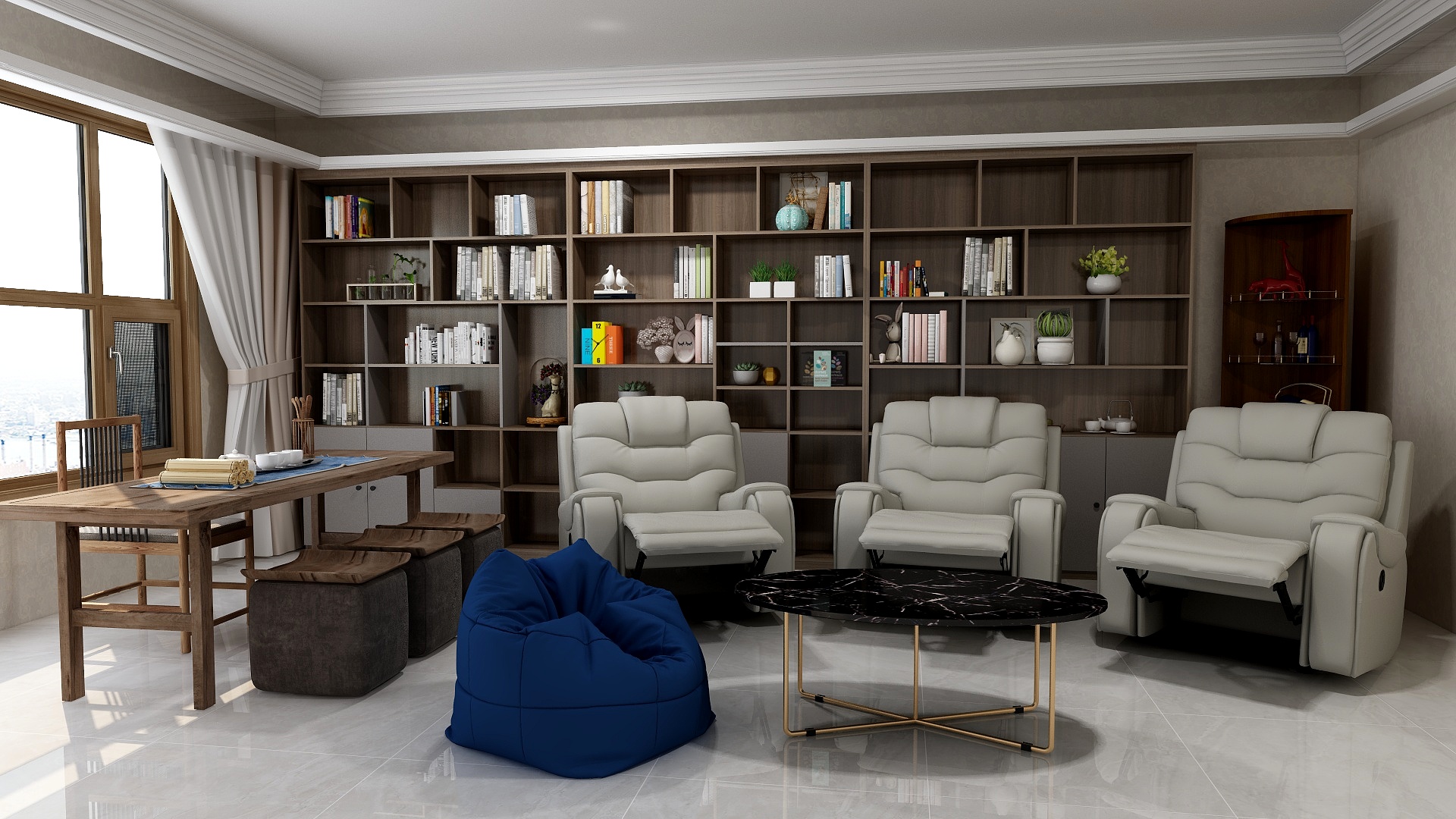 光合空间设计-长岛花园3幢1105（甜姐）-装修设计方案