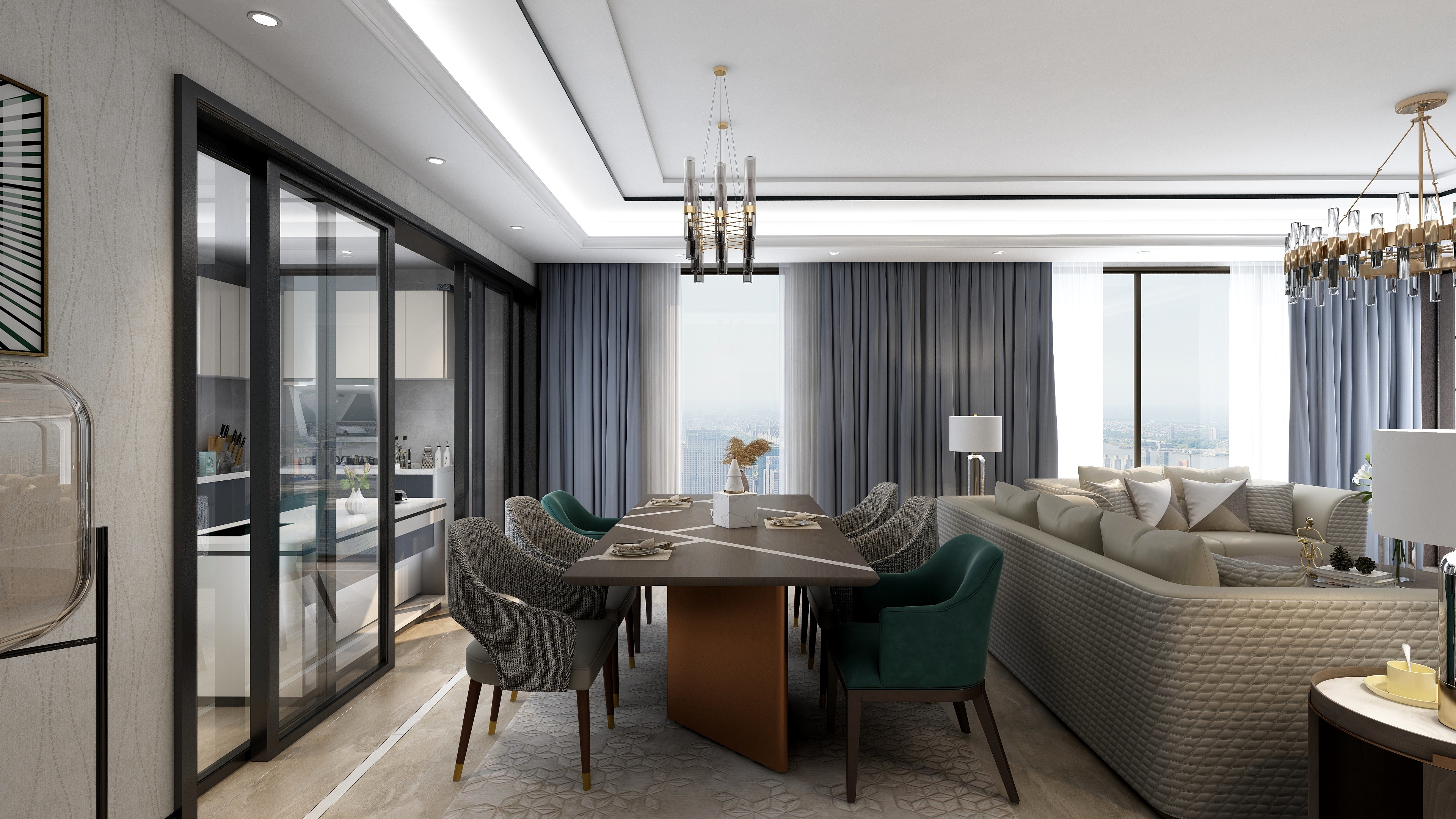 王华楠-嵩明银杏人家-装修设计方案