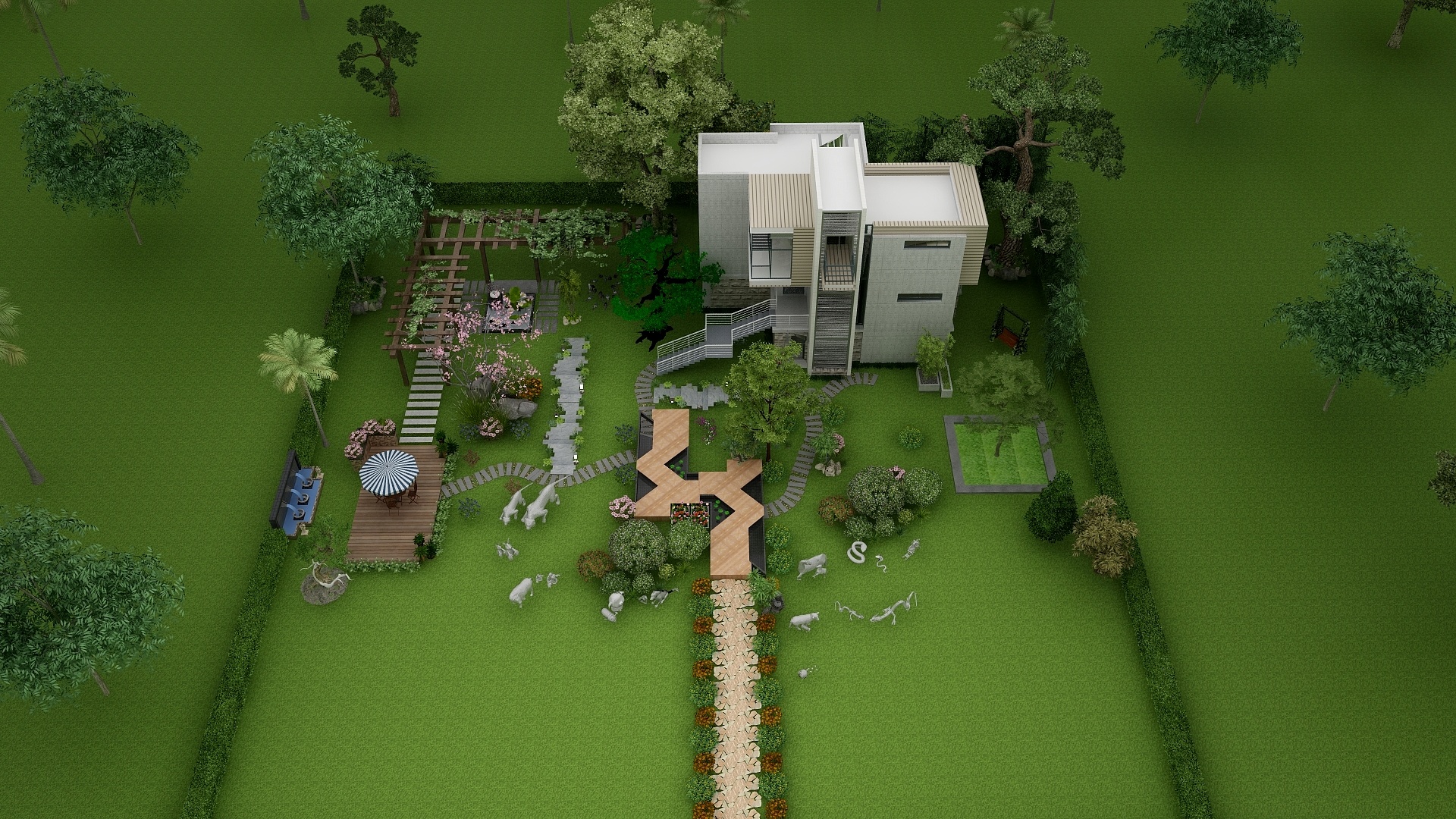 鼎舍装饰-设计师许工-动物园装修效果图