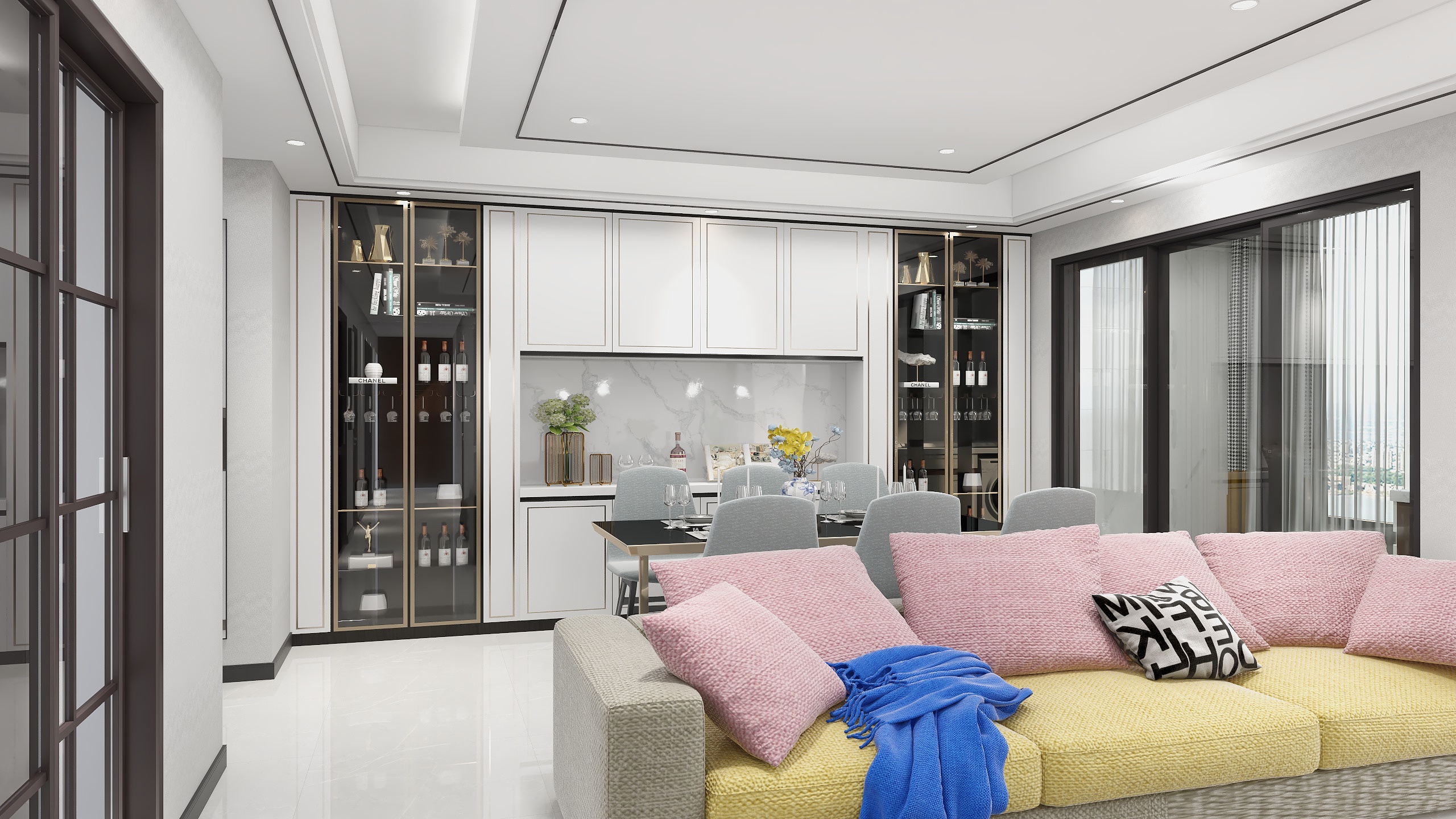 设计代仪威-雍景王府3004现代风格-装修设计方案