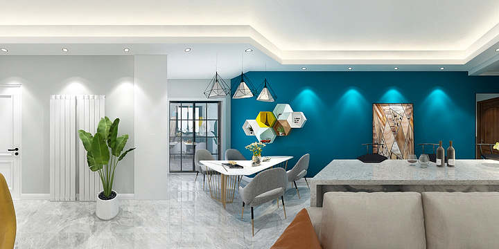 rainbow827-林河世家104平-装修设计方案