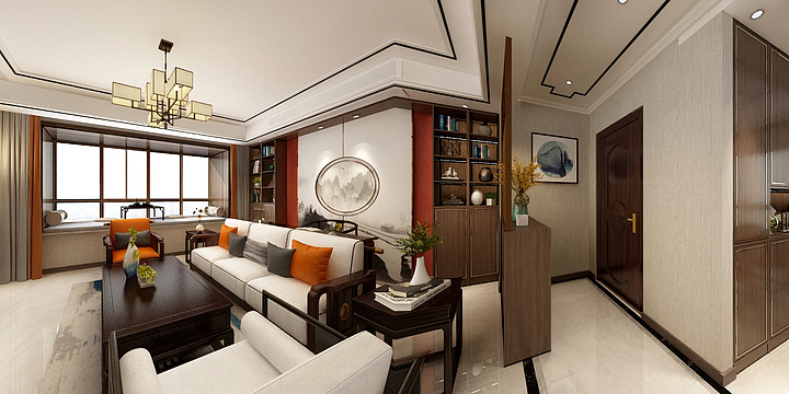 小包设计师-锦和院子130平新中式-装修设计方案