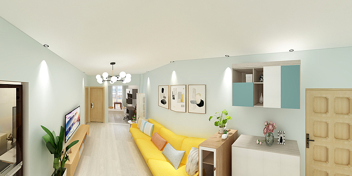 小p~大亮-2室1厅-装修设计方案