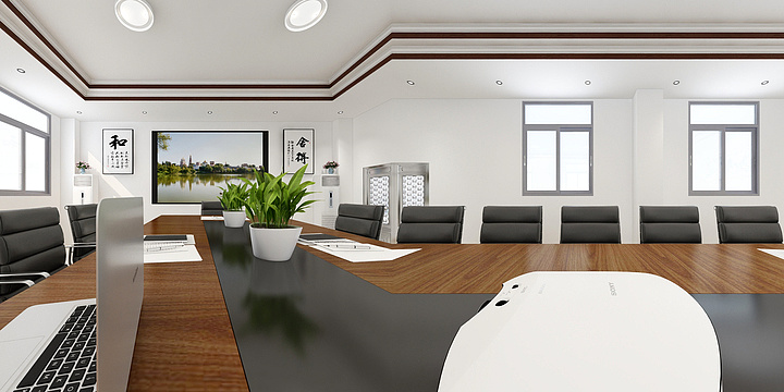 FJX1368568-三本化学会议室-装修设计方案