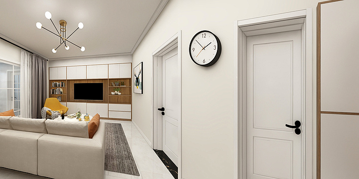 luowen效果图表现-杨女士雅宅-装修设计方案