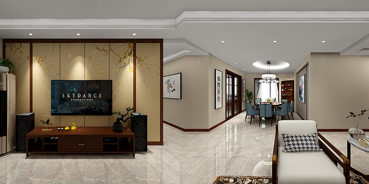 ANmoko安柯-中铁新城3#602-装修设计方案