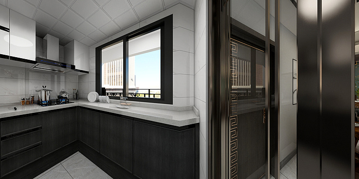 梅州龙发建材-富力城B21-1704-装修设计方案