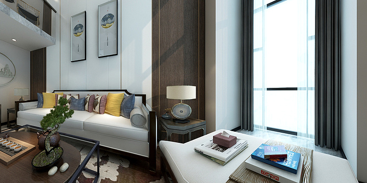 宏本源绘盟设计-F户型半封-装修设计方案