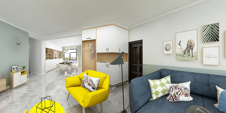 简清设计-左旗135  5.22-装修设计方案