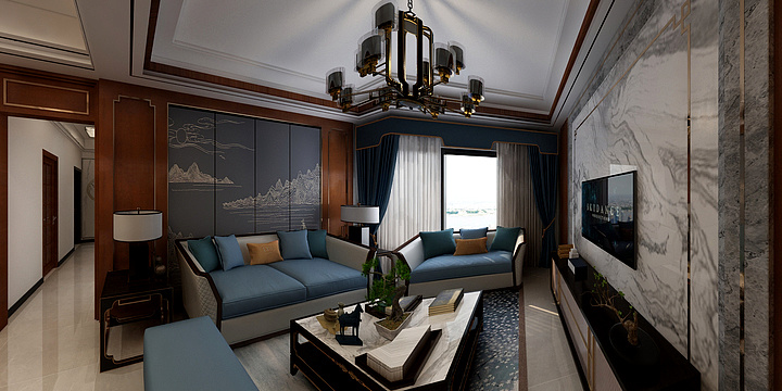 陈玉龙888-鑫铁三室2-1401-装修设计方案