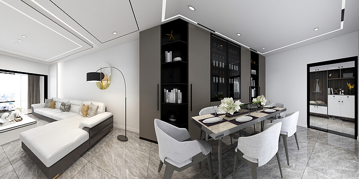 设计丨为升-公园壹号-装修设计方案