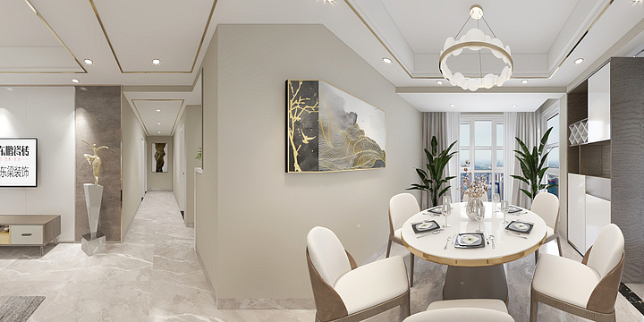 廖文博-新都汇134户型-装修设计方案