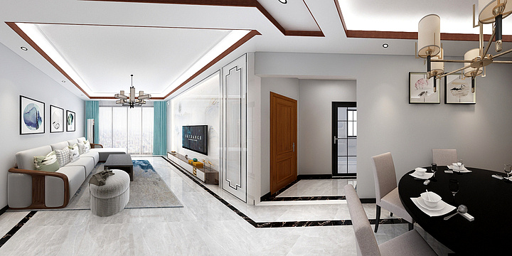 文强-中央华府F栋01户型-装修设计方案