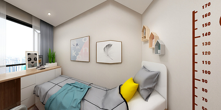 张峰-稻草人儿童房设计5.22-装修设计方案