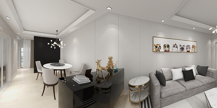 成都东灏装饰-天府豪庭-装修设计方案