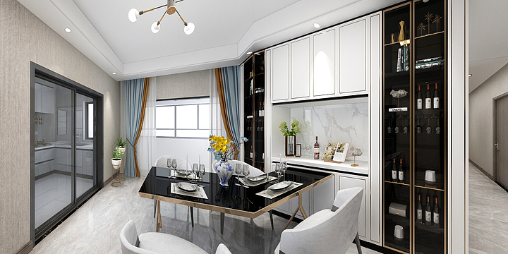 HZsilence-陕建翠园锦绣-白门-装修设计方案