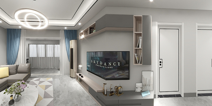 KJL效果图制作-诚发都市新城-装修设计方案