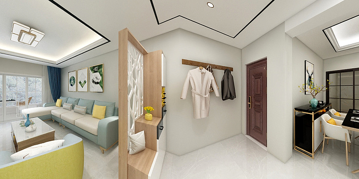 阿郎设计-澳海澜庭64#4-401(1)-装修设计方案