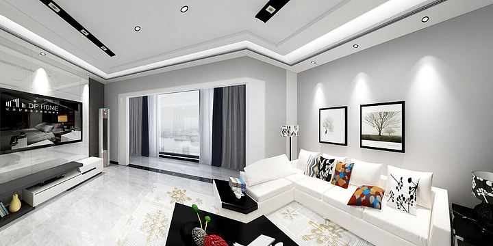 荔波志邦家居-一品世家四房平面布置图-装修设计方案