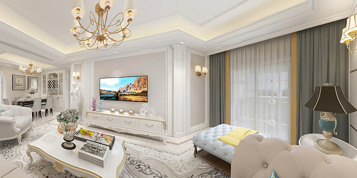 石小坪-欧式-装修设计方案