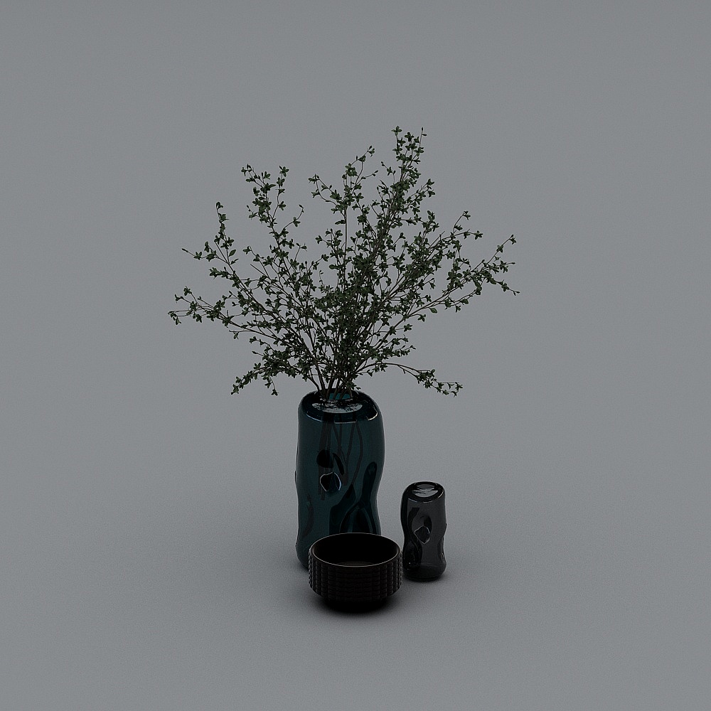 现代花瓶花艺3-YB