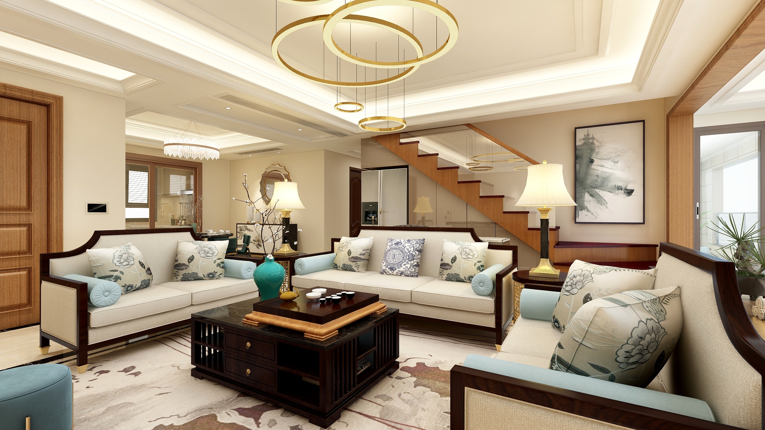 JCHomeDesign-玖璋台复式楼软装方案-装修设计方案