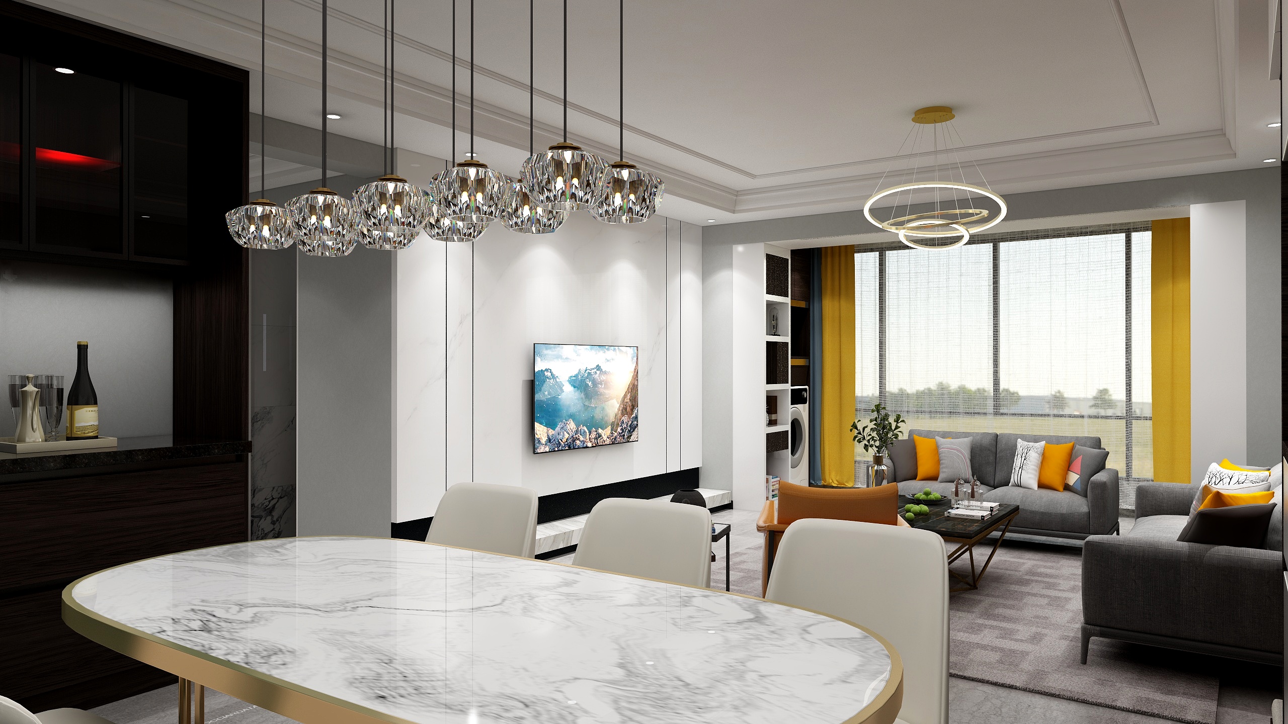 可乐设计可乐-铺慧新城04—08户型-装修设计方案