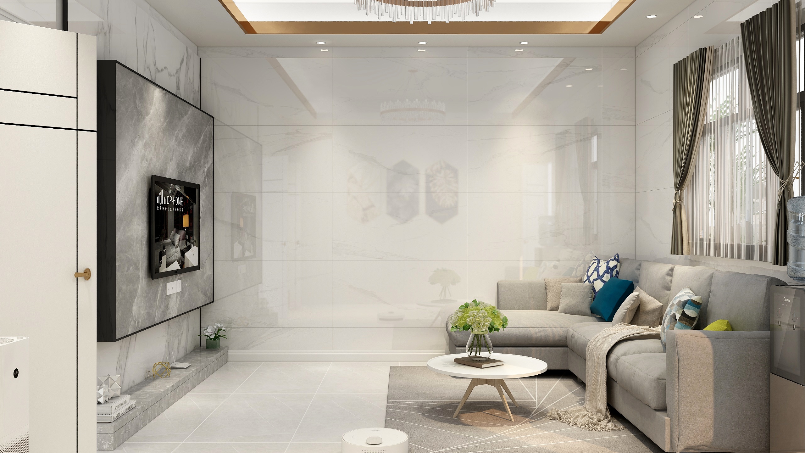 潮州设计师阿龙-改造翻新--枫一自建房三楼装修效果图