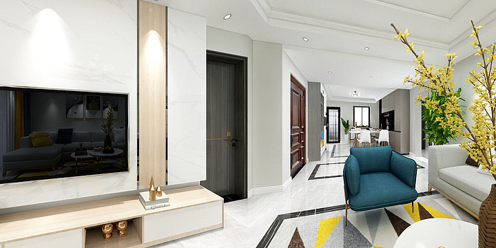 余晓磊-常青藤户型图-装修设计方案