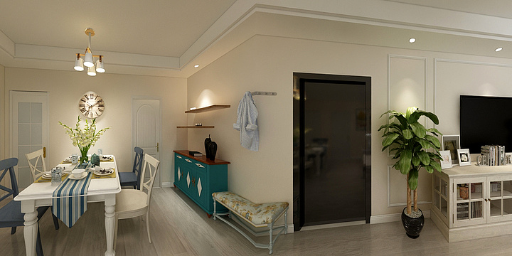 郝庆阳-盛泰家园82平95平-简美-装修设计方案