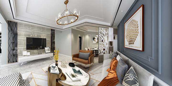 贵州省装饰协会阿木-安顺世家马哥-现代轻奢-装修设计方案