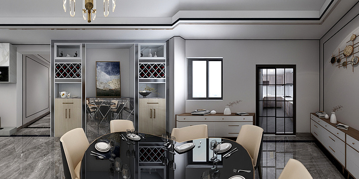 设计陈c-哥德－奥林华府8-1602-装修设计方案