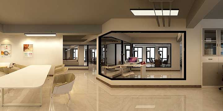 设计小洪007-仓一办公中心-副本-装修设计方案