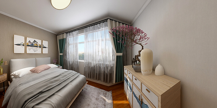 西安高新店8号-余波-日式全案-复地优尚-李先生（局改旧房翻新）-装修设计方案