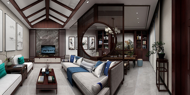 爱嘉装饰设计-双庙（方案一，弃用）-装修设计方案