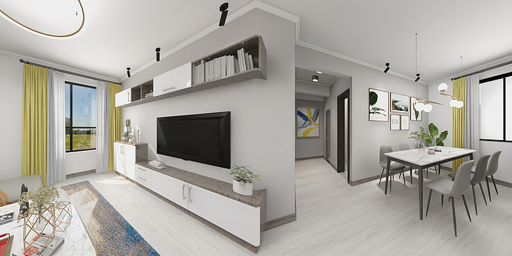 DesignerCJ-君尚水云间6栋602-装修设计方案