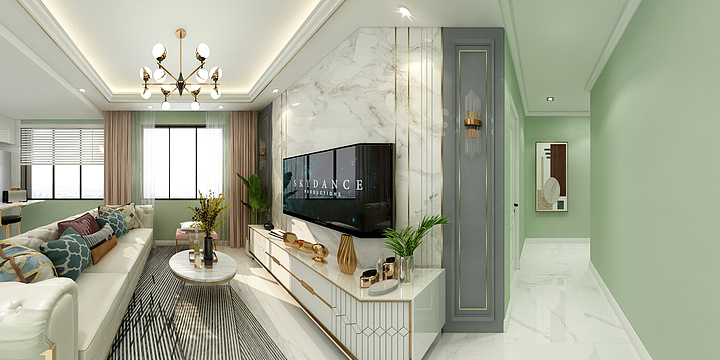 ID宣-2020.5.21｜轻奢混搭｜83㎡二居-装修设计方案