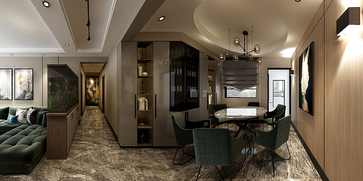 王品装饰设计师刘玉凯-中帅京公馆-装修设计方案