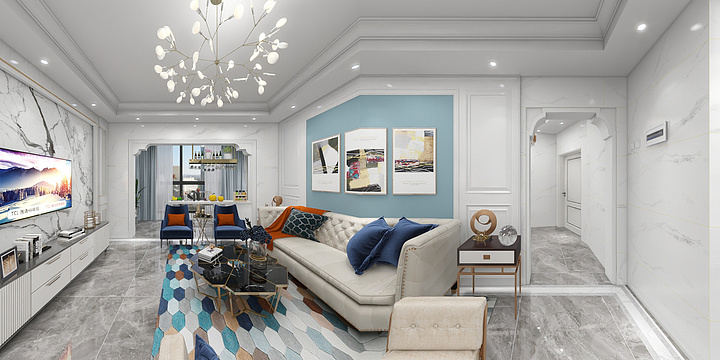 黑眼圈全案设计-五洲半岛15栋二单元1303-装修设计方案