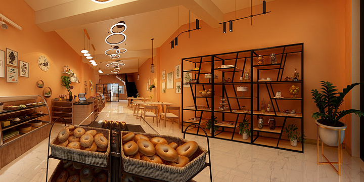 零度火焰Kiet-蛋糕店平面图-装修设计方案