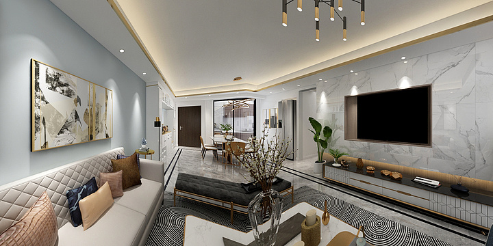 王威设计专用-鸿博世纪首府.安乐窝客户-装修设计方案