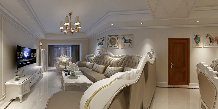 刘静--简欧-装修设计方案