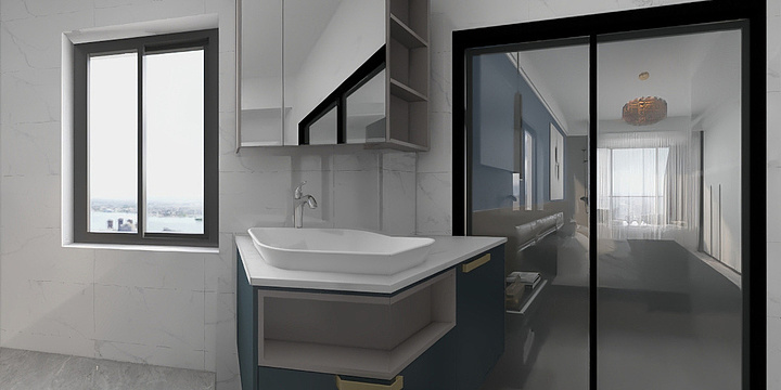 简壹室内设计美学-锦绣学府-后现代-装修设计方案