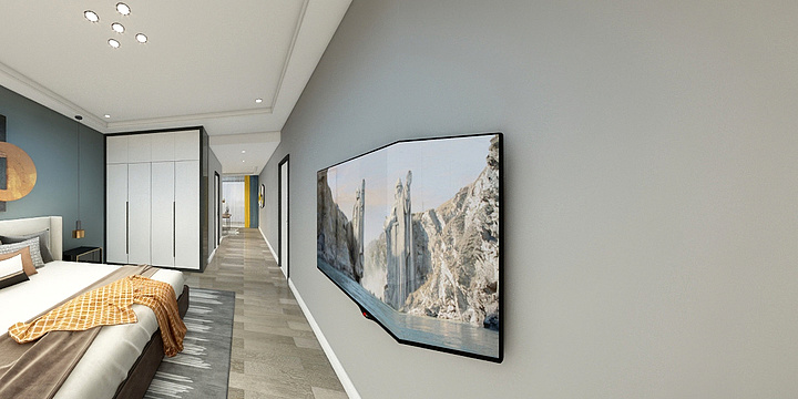 侯贝-阳光山庄顶楼-装修设计方案