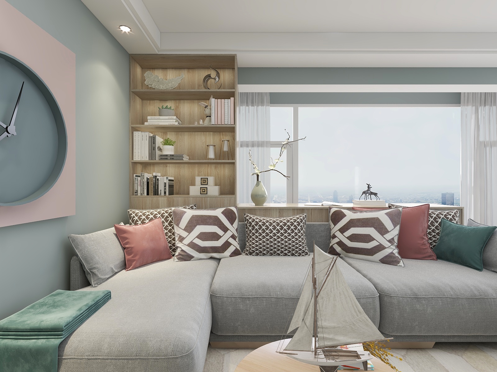 雯丽丽-82方-北欧-公寓装修效果图