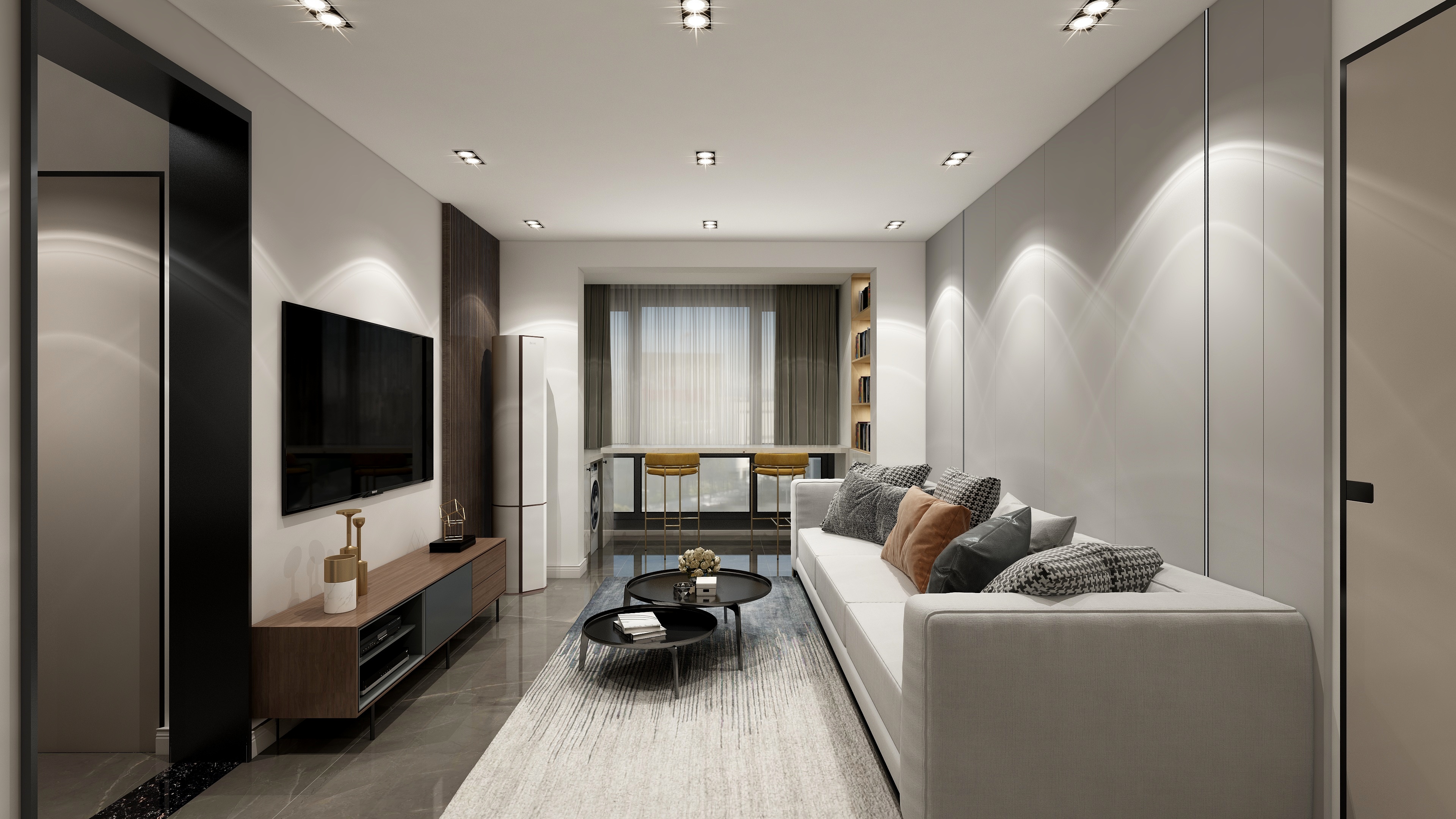 张扬-107方—极简风格—三室-副本-装修设计方案