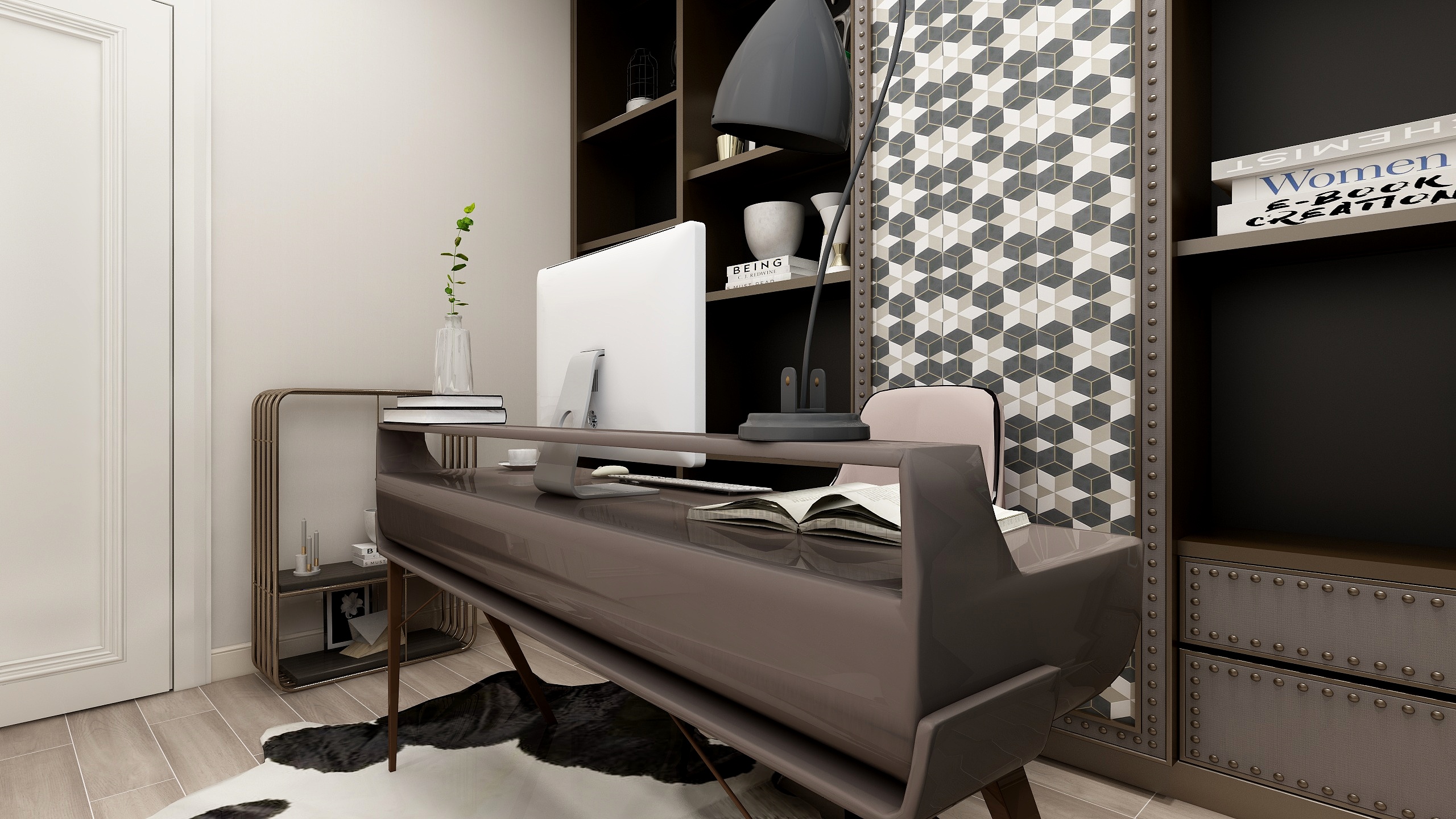 至简名设-文稳康-SX惠达地产样板间A7-1户型装修效果图